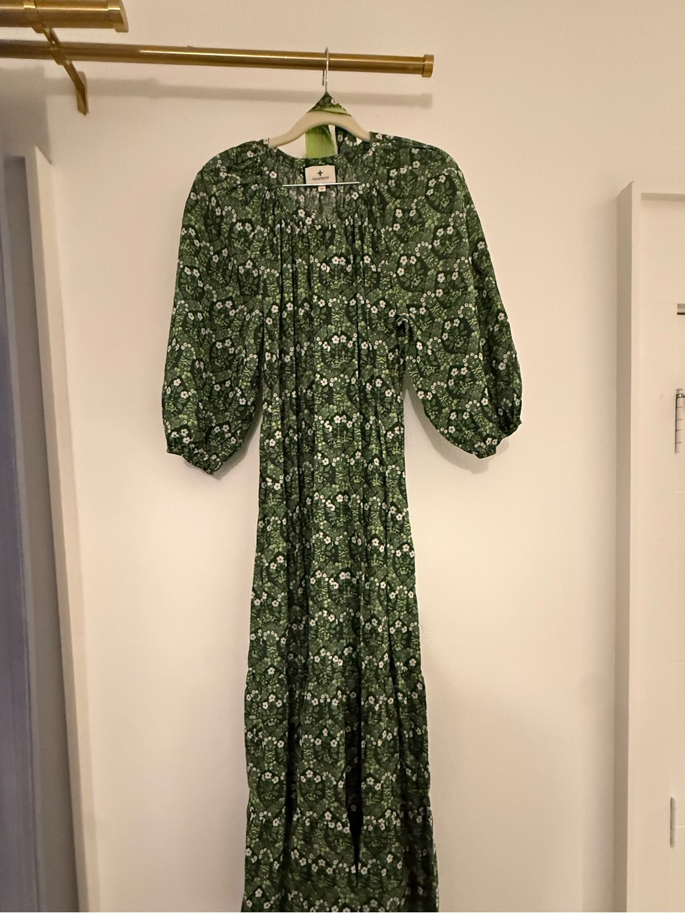 Tuckernuck Green Floral Maxi Dress